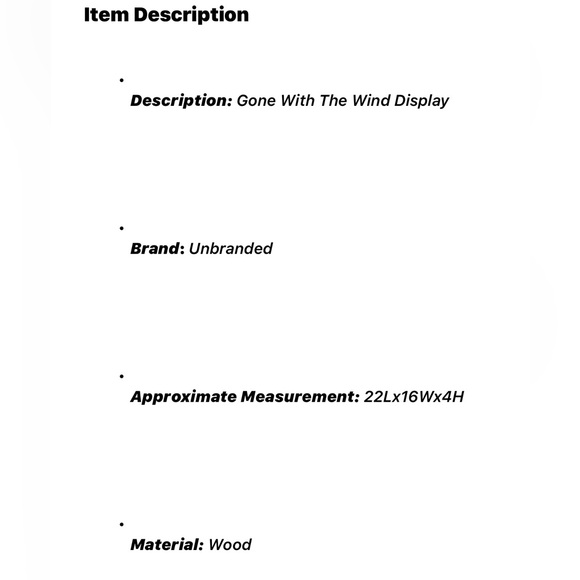 RARE! Gone With The Wind Bradford Exchange Visions of Scarlett Figurine Shelf - Picture 10 of 10